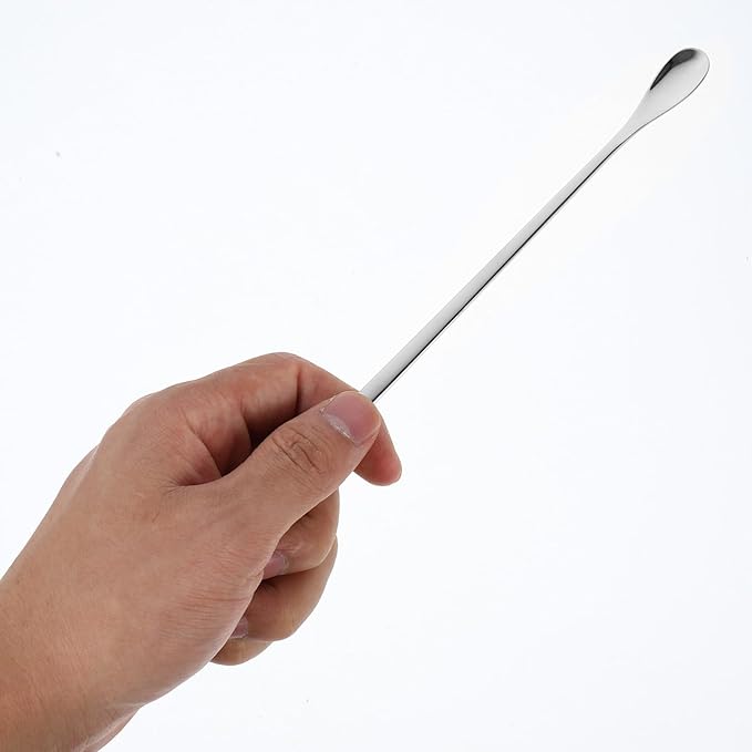 5pcs Reptile Food Spoon for Lizards Small Pet Feeding Tool Long Handle