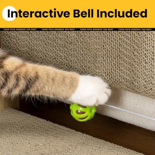 Conlun Cardboard L Shape Cat Scratcher 22"(2 Pack) - Image 5