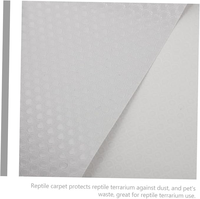 Toddmomy Reptile Carpet Bedding Mat for Tortoises Lizards and Geckos Eva Terrarium Substrate Liner Easy and Comfortable for Reptile Tanks for Pet Enclosures