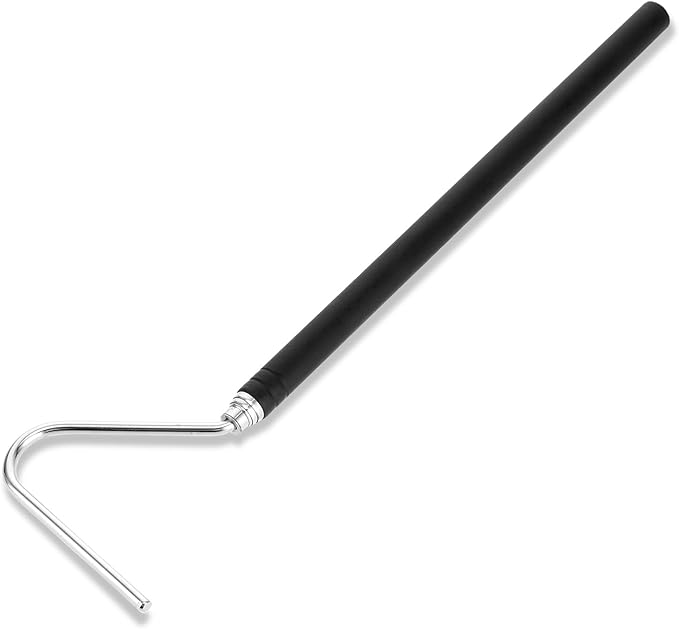 40 Inch Snake Hook, Stainless Steel Extensible Grappling Hook, Pick-Up Handling Tool, Pet Snake Accessories, Pool Skimmer Basket Hook