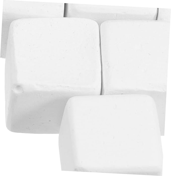Abaodam 6pcs for Reptiles and Crabs Natural Molar Cubes for Enhanced Digestion and Mineral Supply Lightweight Chew Toys for Terrariums and Aquariums
