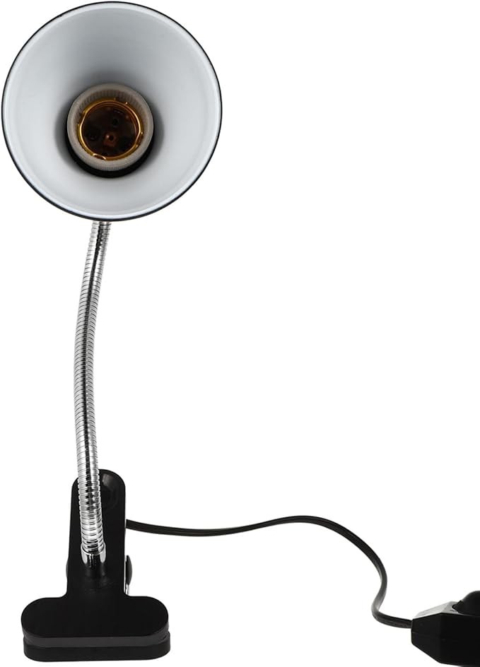 Uonlytech Tortoise Heating Lamp Stand Shade for Reptiles Basking Light for Turtles Lizards and Pets Us Clamp Base for