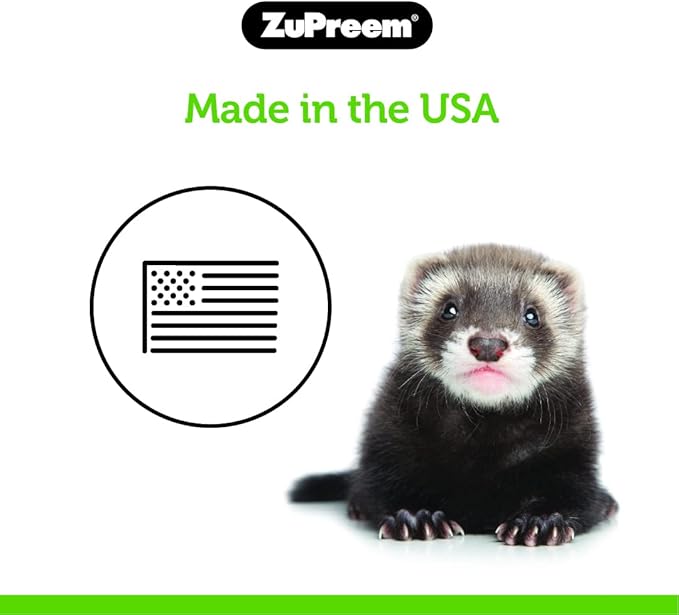 ZuPreem Ferret Food, Grain Free, Protein & Energy Rich Diet for Carnivores, Healthy Food for Ferret Digestive Health, Vitamin & Mineral Rich Formula with High Protein, ZuPreem Pet, 4 lb Bag