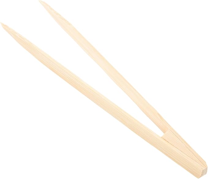 BESPORTBLE Reptile Feeding Tweezers Lightweight Bamboo Feeding Tool for Lizards Tortoises and Frogs Safe Non-deformable Design for Easy Use and Long-Term Care