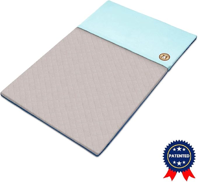 GuineaDad Original Reusable Cage Liner – Blue Fleece Bedding with Burrowing Pocket – Extra Absorbent Bamboo Core & Waterproof Bottom – Fits 2x3 C&C Guinea Pig Cages – Small Pet Supplies