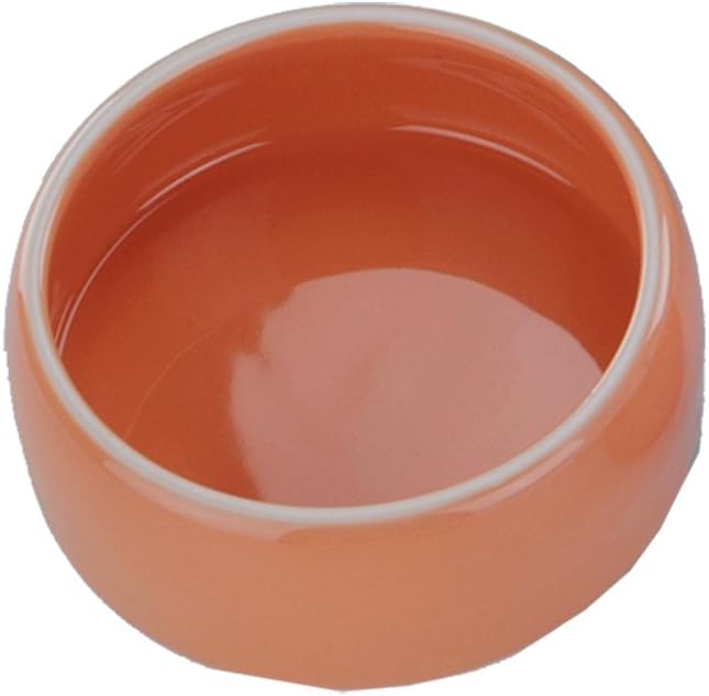 Nobby Ceramic Feeding Trough, 250 ml, Orange
