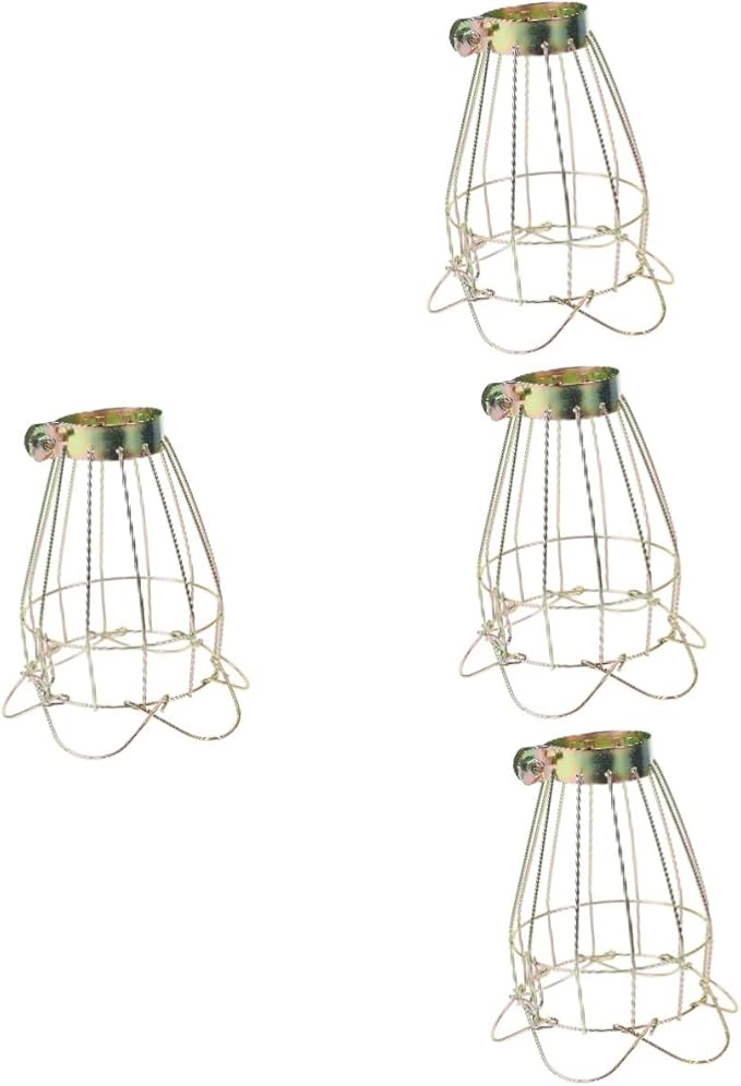 BESPORTBLE 4pcs Box Heat Lamp Shade for Reptiles Reptile Lampshade Protector Safe and Light Material
