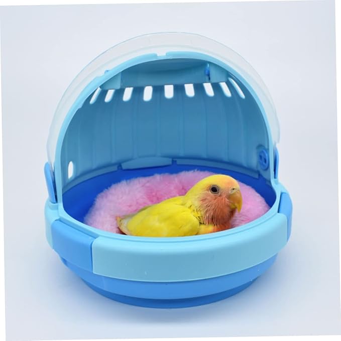 VANZACK Lightweight Handheld Parrot for Pet Birds Portable Travel Carrier Case for Easy Outdoor Use and Nest