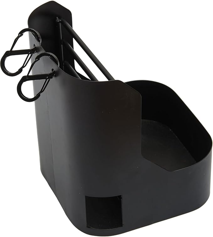 Hay and Food Feeder for Rabbit, Guinea Pig, Bunny, Chinchilla, Heavy Duty Metal Bin 5.5 x 5.5 x 7 inch (Pack of 2)