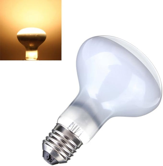 CTKcom 2-Pack 110V 75W Pet Heating Lamp,Basking Heat Spot Lamp, Reptile Heat Bulb for Turtle Aquarium Aquatic Reptile Lizard Heat Lighting E26/E27,White,2 Pcs
