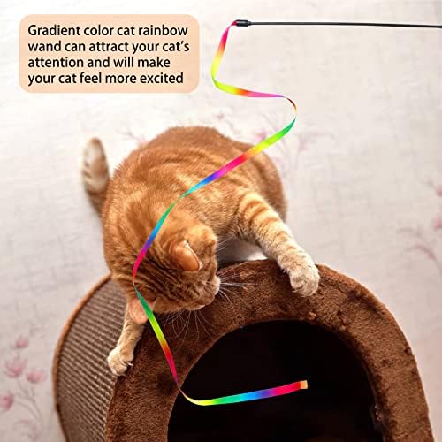 Cat Wand Toys Interactive Kitten Toys for Indoor Cats-2Pcs - Image 3