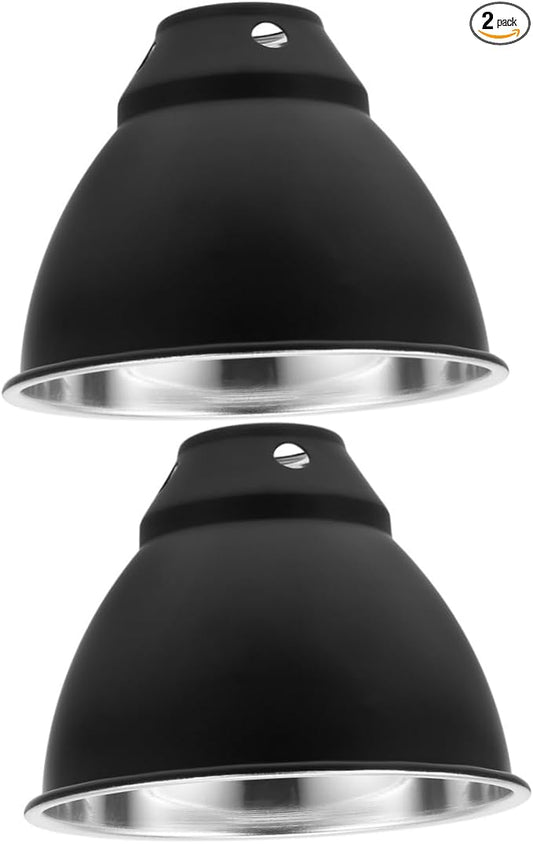 Cabilock 2pcs Box Reptile Lampshade Protector Box Lamp Shade Heat Lamp Dome for Snakes Turtles
