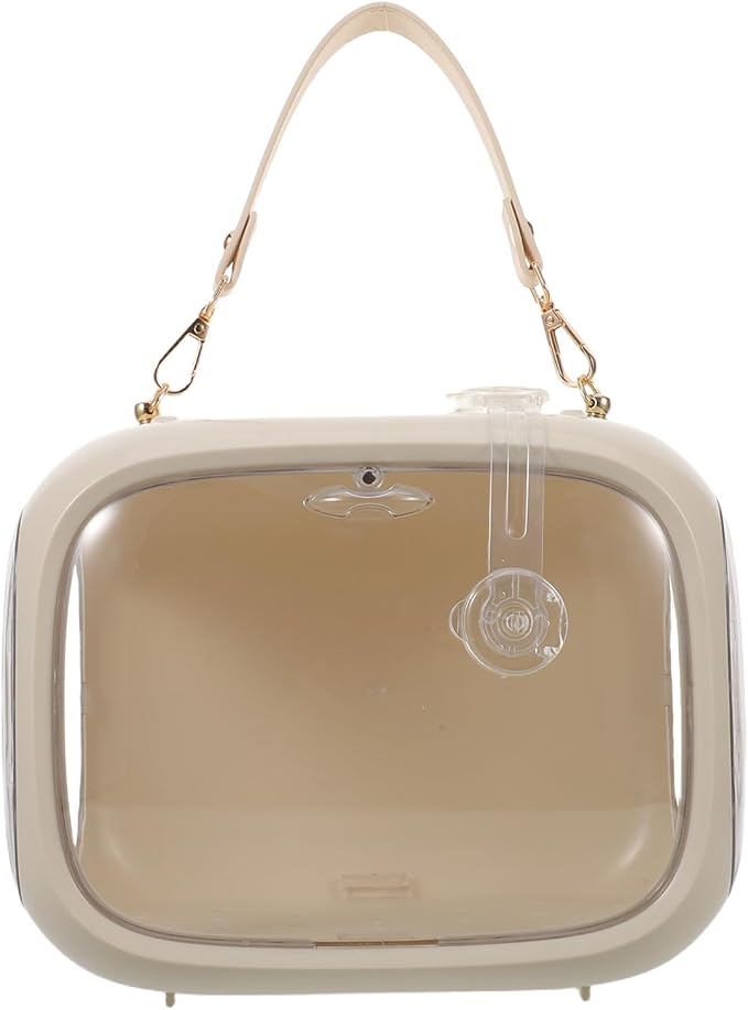 Bird Carrier Cage: Transparent Bird Travel Cage Portable Travel Parakeet Carrier for Parrots Lovebird Cockatiel Parakeets