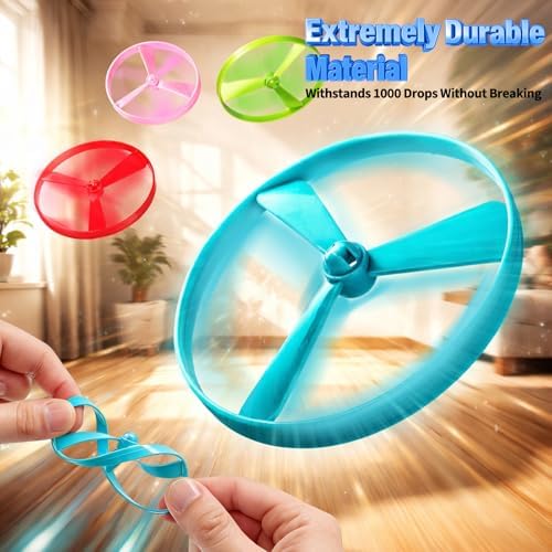 BABORUI Cat Toy Disc Launcher, Rechargeable Interactive Cat Fetch Toy Launcher with 8 Flying Discs, Flying Enrichment Toys for Indoor Bored Kittens & Adult Cats (Blue) - Image 4