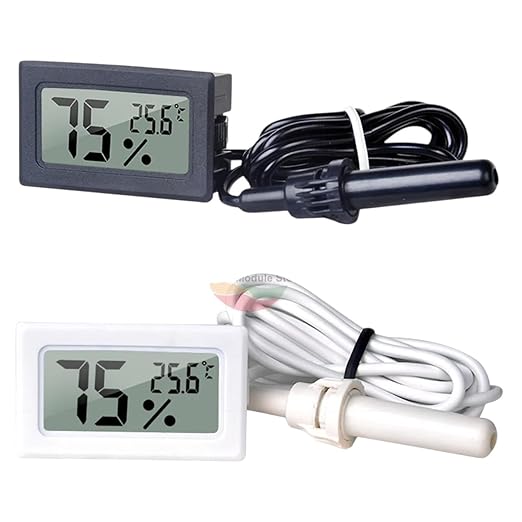 FY - 12 Embedded Electronic Thermo - HygroTrackier Metier Mini Home Digital Thermo - HygroTrackier Metier 1 Trackier Metier Wire Embedded Poultry Incubator Etc
