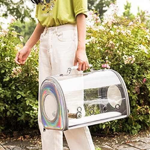 Birdcages Portable Bird Travel Cage with Bracket Bird Carrier Breathable Parrot Transport Travel Bag Out Backpack Small