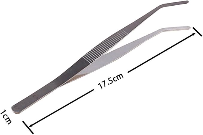 OMEM (Pack of 5) Mealworms Tweezers Worm Food Nipper for Reptiles Amphibians and Birds