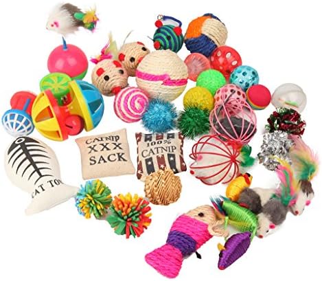 Fashion's Talk Cat Toys Variety Pack for Kitty 20 Pieces by Fashion%27s+Talk