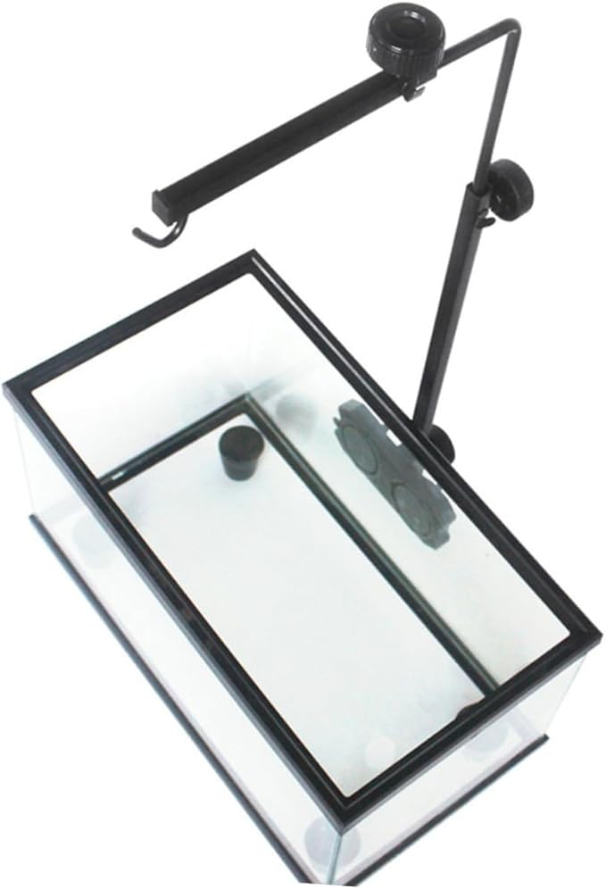 Reptile Heat Lamp Fixture Bracket Sturdy Fish Tank Light Mounting Stand for Turtles Lizards Basking Support for Aquarium Lighting Needs