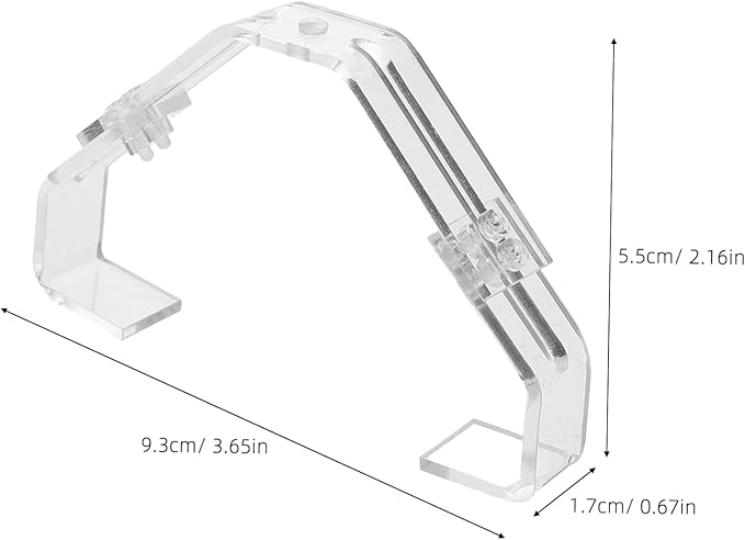 2Pcs Metal Aquarium Lamp Clip Light Holder for Glass Tanks Durable Fixture Support for Amphibians and Terrestrial Reptiles Easy Installation and Precision