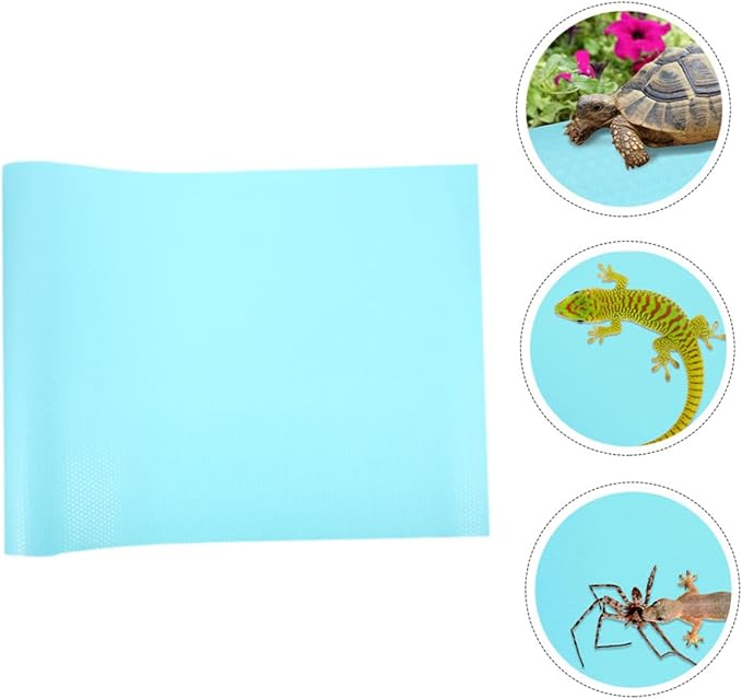 Kisangel Large Reptile Carpet Mat for Bearded Dragon Leopard Gecko Lizard Snake and Tortoise Sturdy Terrarium Bedding Substrate for Reptile Tanks and Habitats