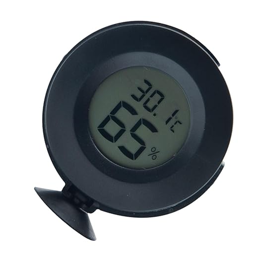 Toddmomy 1pc Digital Hygrometer Thermometer with LCD Display Accurate and Humidity Monitor for Reptile Tanks Vivariums and Brooders Sensors for Reliable Measurement