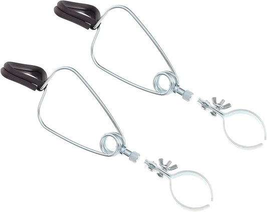 Abaodam 2Pcs Reptile Lampshade Clips Metal Fixing Clips for Lampshades Easy to Install Clean for Climbing Pets and Reptile Lighting