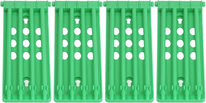 Atyhao 4Pcs Bird Leg Rings Stand, Plastic Pigeons Foot Rings Holder Bird Training Frame Pigeons Supplier Homing Pigeons Accessory(Green)