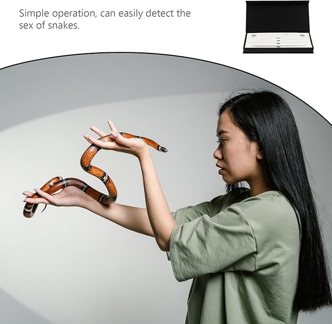 1set Reptile Snake Gender Probe Lightweight and Compact Snake Gender Detection Tool Supplies