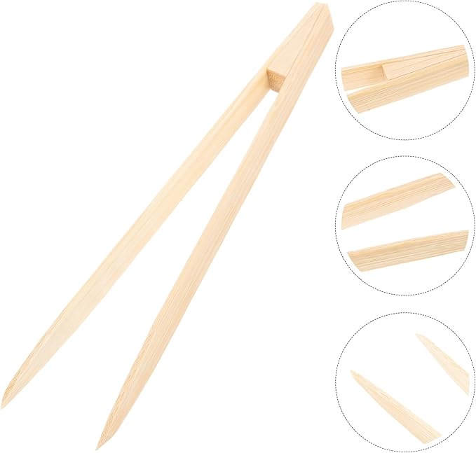 Mipcase Reptile Tweezers Non-Slip Grip Pet Feeding Tongs for Crawling Pets Safe for Terrarium