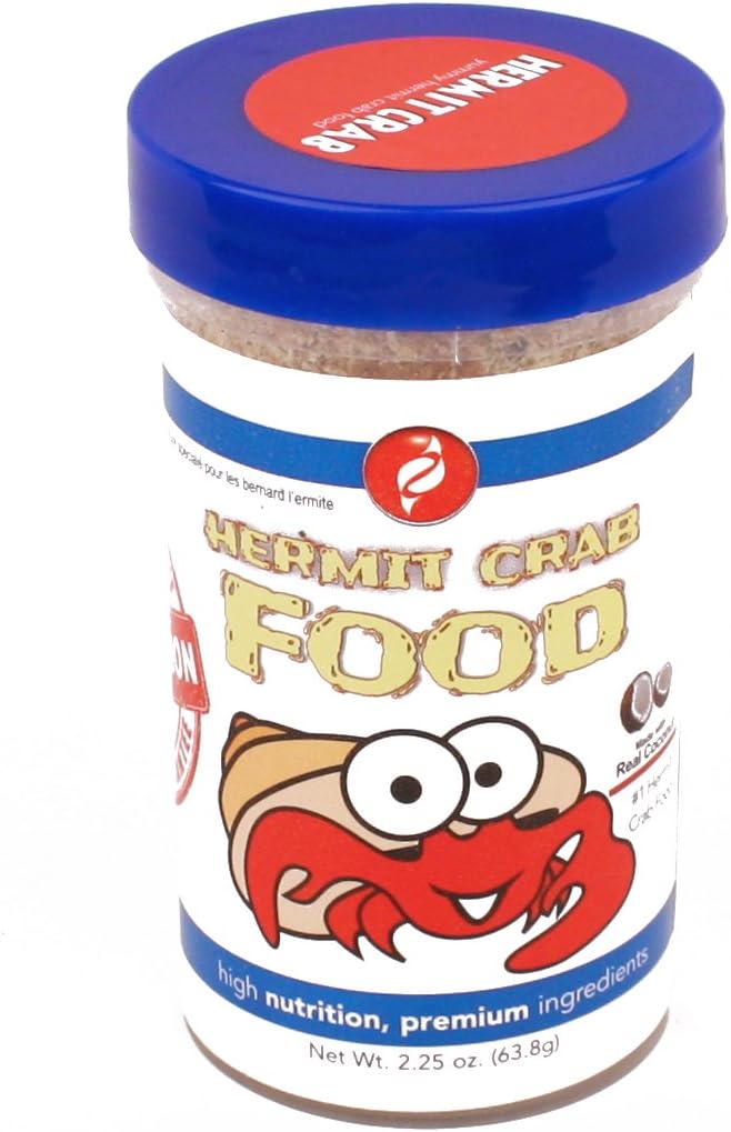 HBH Variety Bites Hermit Crab Food - Hermit Crabs Need A Nutritious Diet to Ensure Lively Behavior and Growth - Our Live Hermit Crab Food Contains Vitamin Enriched Ingredients (2.25 oz)