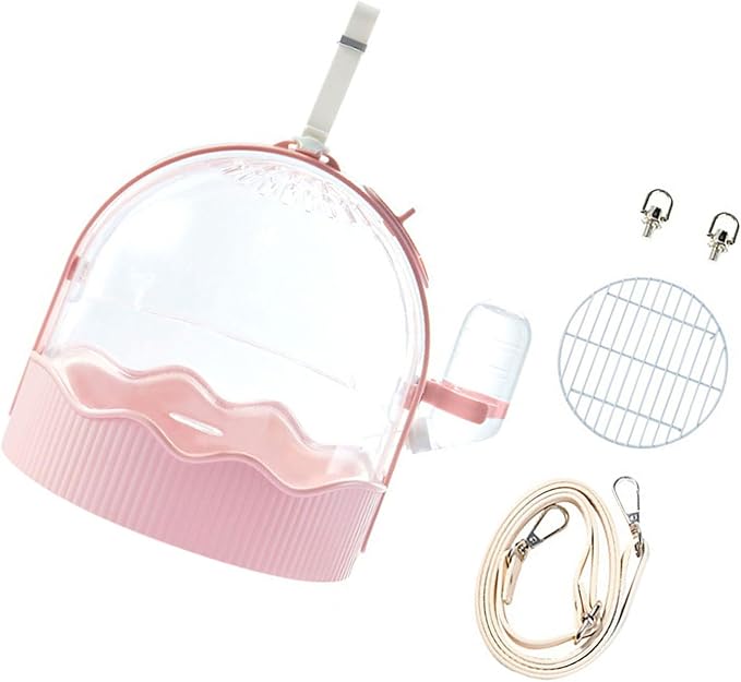 Pet Carriers Cage Portable Cage Parrot Bird Carrier Outdoor Travel Camping Bird Parrot with Water Bottle Small Pet Supply Small Large Cages and Habitats Cages and Habitats