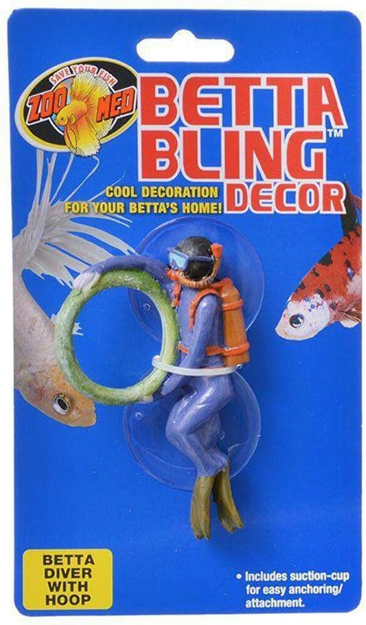 Zoo Med Laboratories Betta Bling Diver with Hoop