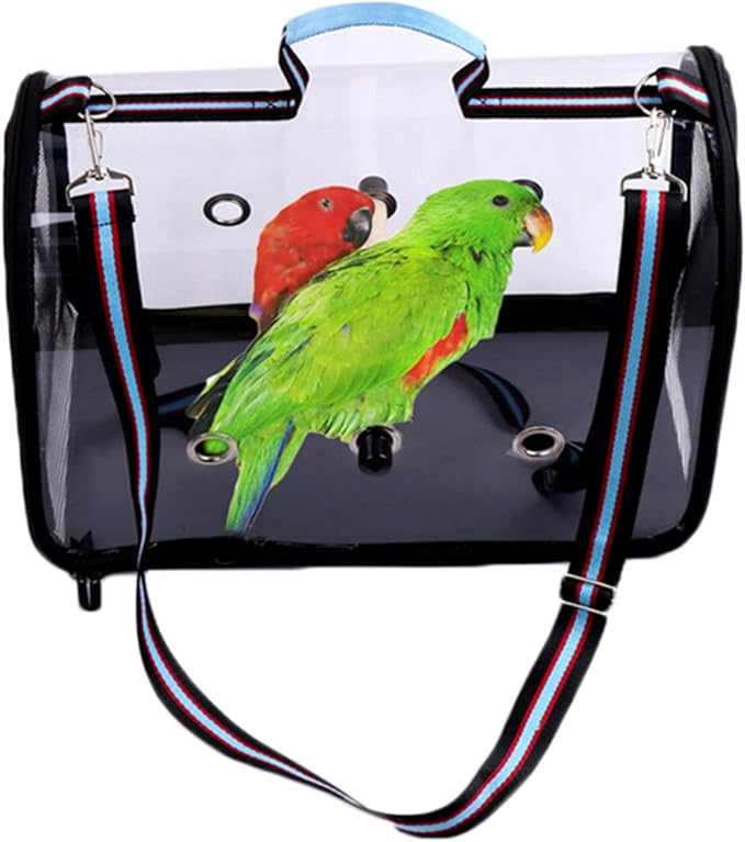 Universal Birdcage Bird Carrier Convenient Bird Travel Bag Portable Pet Bird Transparent Lightweight Travel Birdcage Covers for Outdoor Travel Parrot Cage Outdoor Bird Aviary (Color : C)