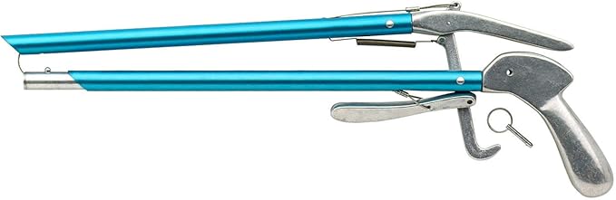 Midwest Gloves Reptile Handling Tongs (40" Snake Tongs, Aluminum, Black/Silver, 1 Pair)