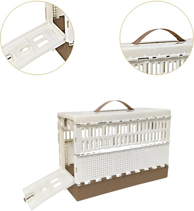 Pigeon Cage Transport Box Fodable Pet Bird Cage 32cmx22cmx15cm Pigeon Training Travel Carrier