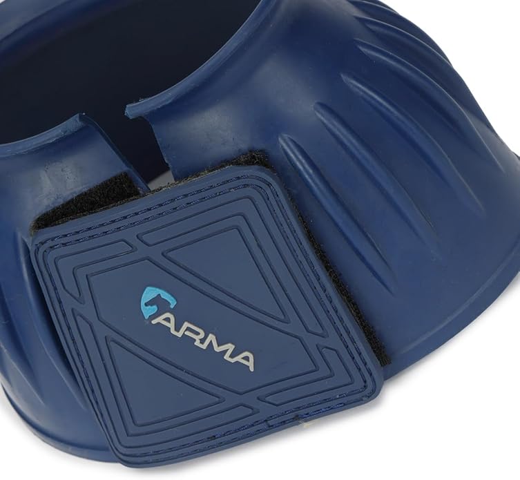 Shires Arma Overreach Bell Boots: Protect Your Horse's Hooves in Style Baby Blue/Pony
