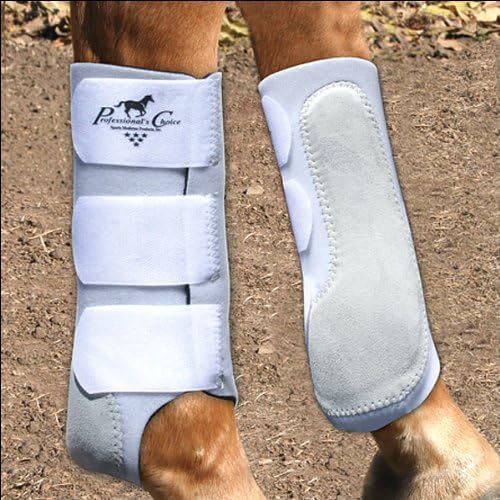 Professional's Choice Equine Easy-Fit Front Leg Splint Boot | Hook & Loop Closure | Sold in Pairs | One Size Fits All