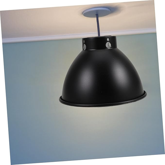 TOYANDONA Reptile Terrarium Lamp Cover Heat Resistant Dome Shade for Optimal Light and Heat Distribution Durable Metal Design for Reptile Habitats
