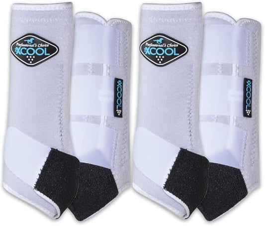 Professional's Choice 2XCOOL Sports Medicine Horse Boots | Protective & Breathable Design for Ultimate Comfort & Durability in Active Horses | Value 4 Pack