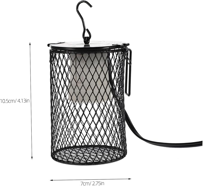 Yardwe Reptile Heat Lamp Cover Turtle Heat Lamp Insulation Lampshade for Reptile Tank