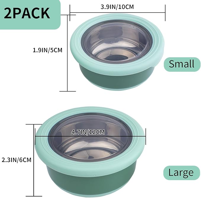 FlidRunest 2 Pack Reptile Cricket Calcium Mixer, Cricket Nutrients Calcium Shaker, Stainless Steel Insect Feeder for Gecko, Chameleon, Lizard, Snake