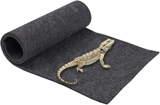 15.75x23.62Inch Reptile Carpet Terrarium Bedding Reptile Substrate Mat Bearded Dragon Tank Accessories for Lizard Tortoise Medium
