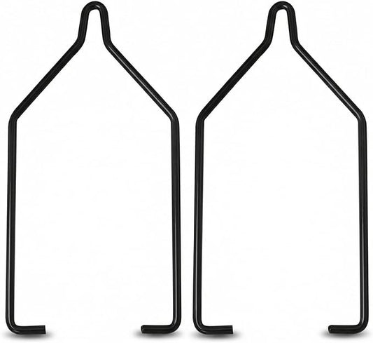 2 Pack Fixing Clip Reptile Dual Lamp Stand Lamp Hanger Holder, Reptile Lamps for Glass Terrarium Heating Light, Suitable for Breeding Tank and Glass Container and Water Tank