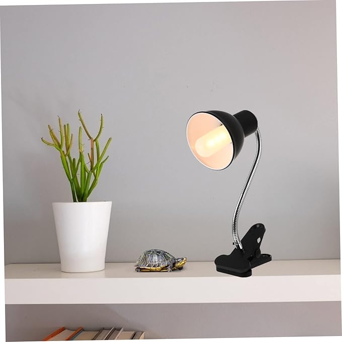 Tortoise Sunburn Light Rack with Switch Heating Light Stand for Turtle Basking Aquarium Sunlamp Shade for Reptiles US Plug