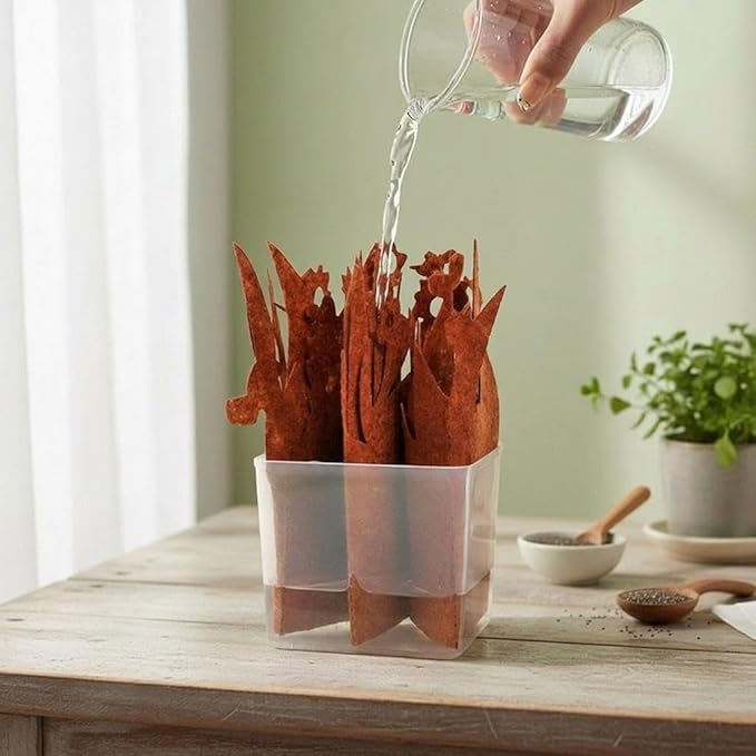 Reptile Terrarium Humidifier Imitation Plants Humidifier Reptile Humidifying System for Frog Chameleon, Home Lizard Indoor, Brown