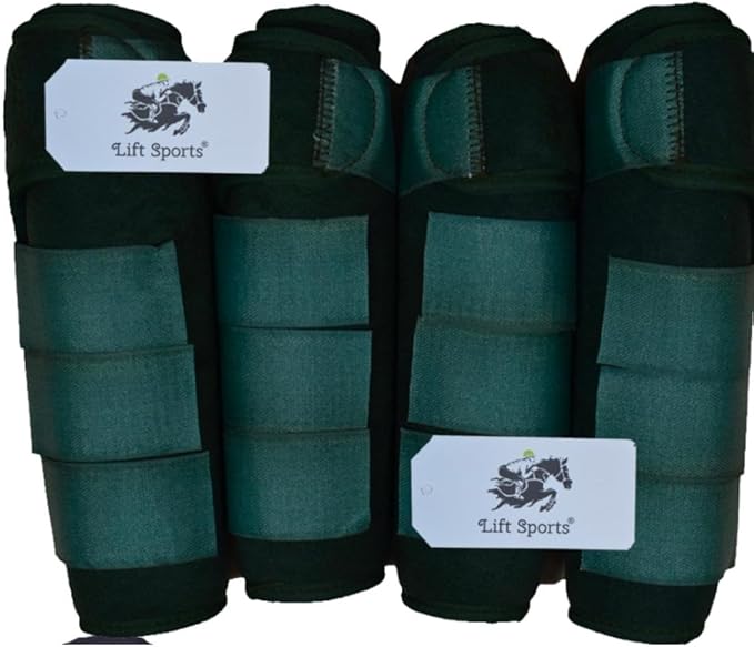 Full Cob Pony Horse Medicine Boots Brushing Boots Leg Wraps Protection Set of 2 and 4 Sports