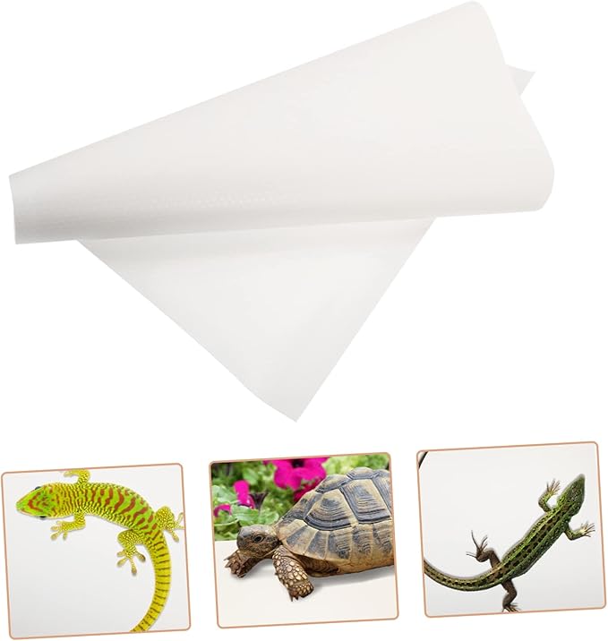 Yardwe Eva Mat Reptile Substrate for Crested Gecko Tortoise Habitat Terrarium Supplies Litter Mat Reptile Bedding