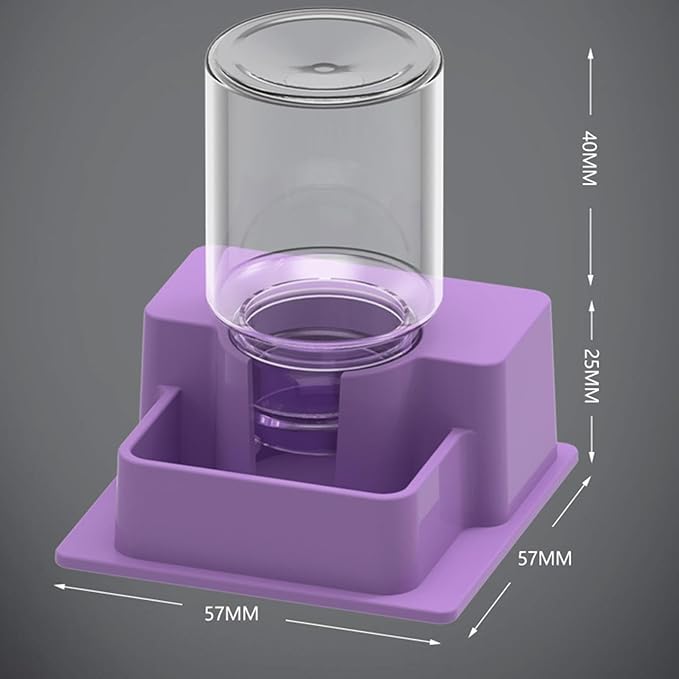 Automatic Reptile Water Dispenser, Aquarium Tank and Accessories for, Purple