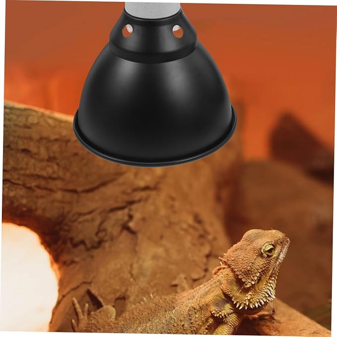 Milisten Reptile Heat Lamp Fixture Dome Light Socket for Terrariums Safe Operation Easy Installation Compatible with Bearded Dragons Turtles for Reptile Heating